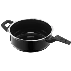 WMF Induktionstöpfe|Fusiontec Perfect Premium Schnellkochtopf, 22 cm, 3,0 Liter, Black