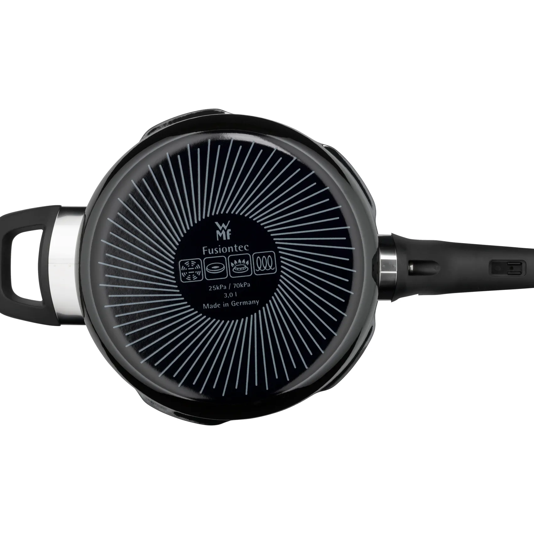WMF Induktionstöpfe|Fusiontec Perfect Premium Schnellkochtopf, 22 cm, 3,0 Liter, Black