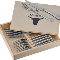WMF Steakmesser|Besteck-Sets|Geschenkidee Steakbesteck-Set, 12-teilig