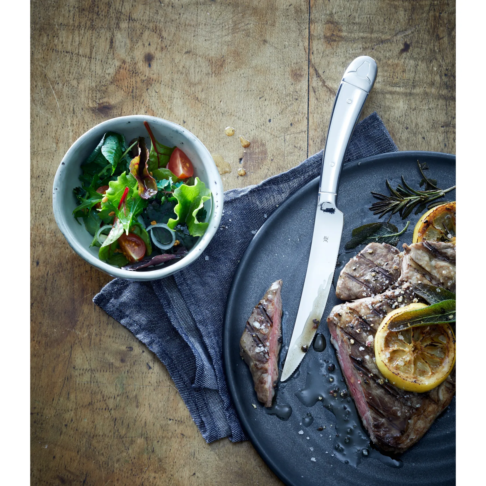 WMF Steakmesser|Messersets|Geschenkidee Steakmesser-Set, 6-teilig