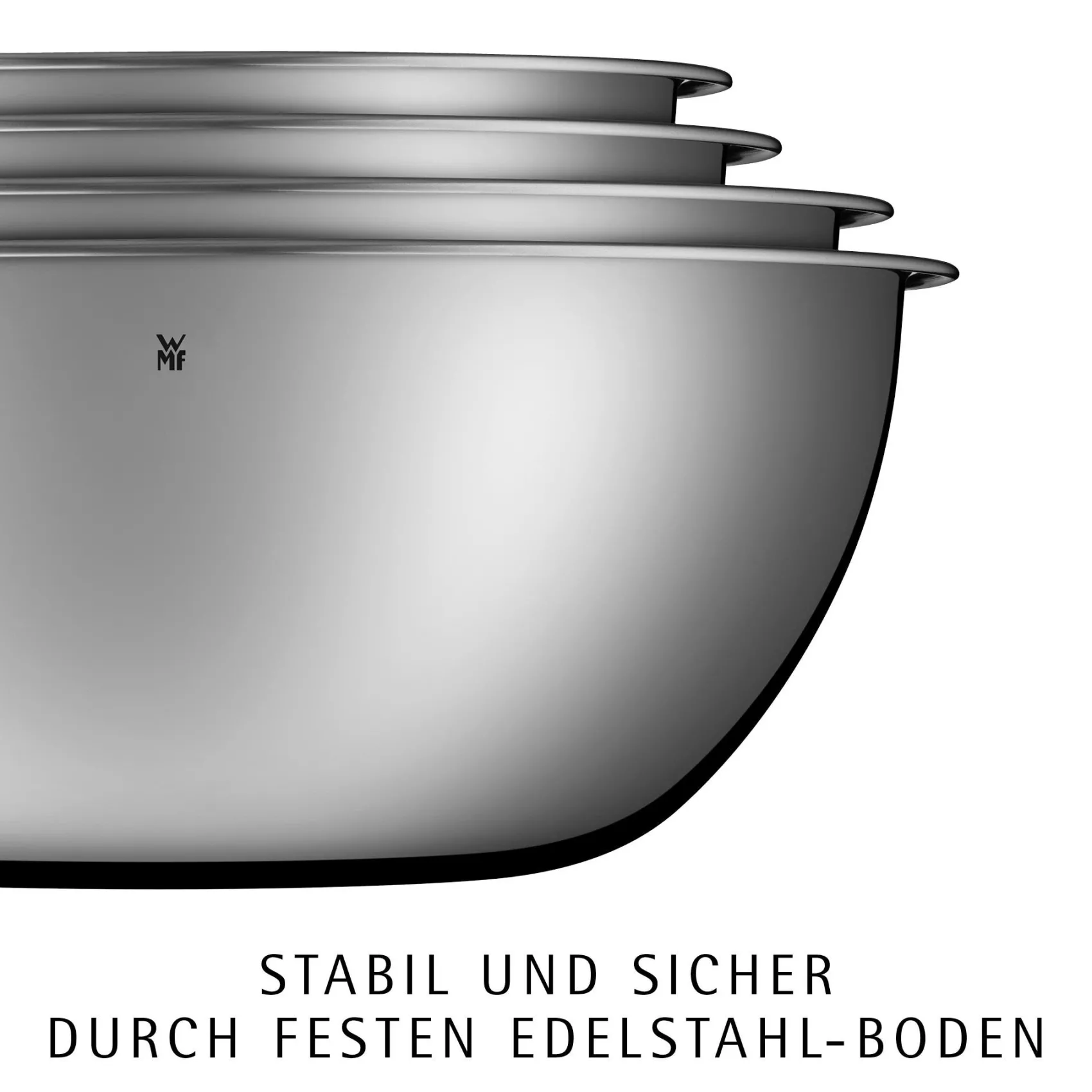 WMF Schüsseln|Gourmet Küchenschüssel-Set, 4-teilig