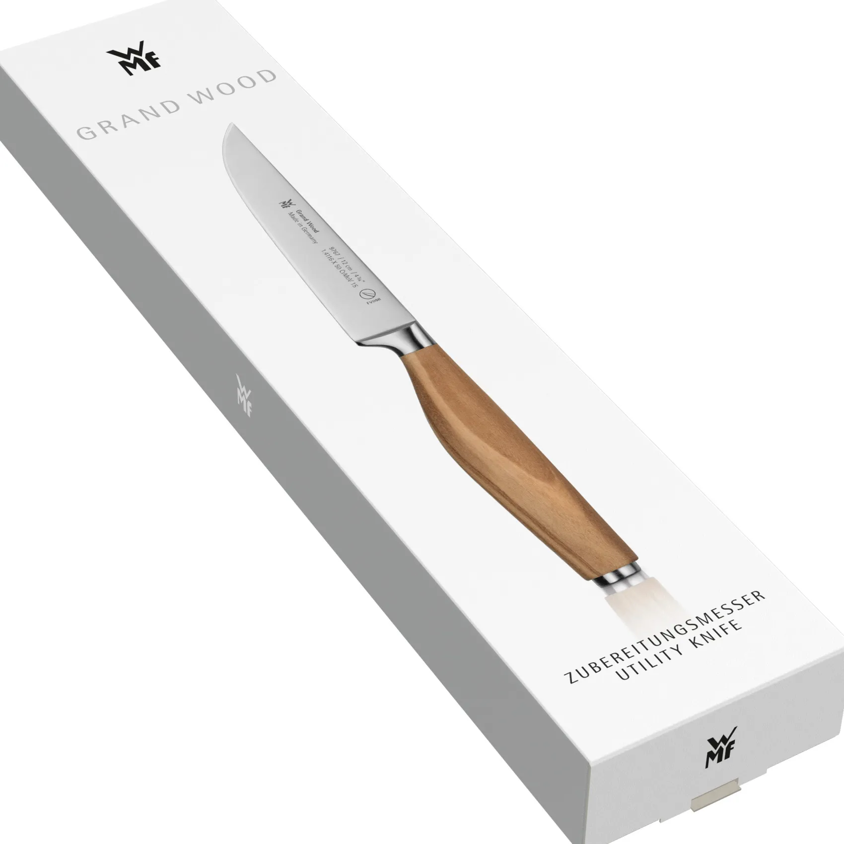 WMF Weitere Küchenmesser|Grand Wood Zubereitungsmesser, 12 cm