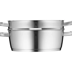 WMF Bräter & Schmortöpfe|Iconic Bräter mit Dampfgareinsatz, 28 cm