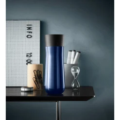WMF Thermobecher|Impulse Isolierbecher, 0,35 l, Mitternachtsblau