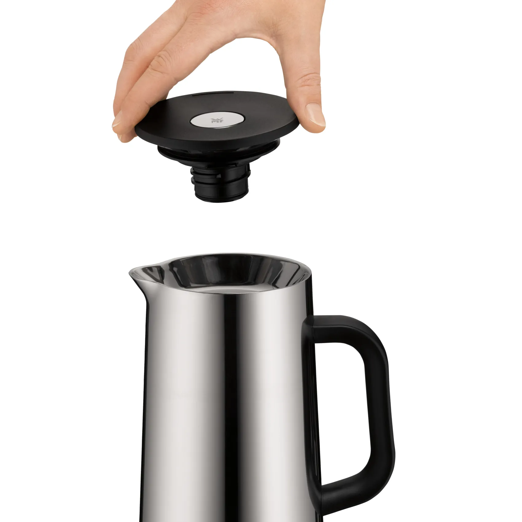 WMF Thermoskannen|Kaffeekannen|Impulse Isolierkanne Kaffee, 1,0 l, Edelstahl