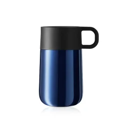 WMF Thermobecher|Impulse Travel Mug Thermobecher, 0,3 l, Mitternachtsblau