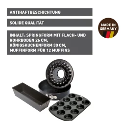 WMF Backformen|KAISER Classic Backformen-Set, 4-teilig