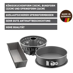 WMF Backformen|KAISER Inspiration Backformen-Set, 3-teilig