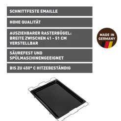 WMF Backbleche|KAISER Inspiration Herdbackblech verstellbar, 41-51 x 33 cm