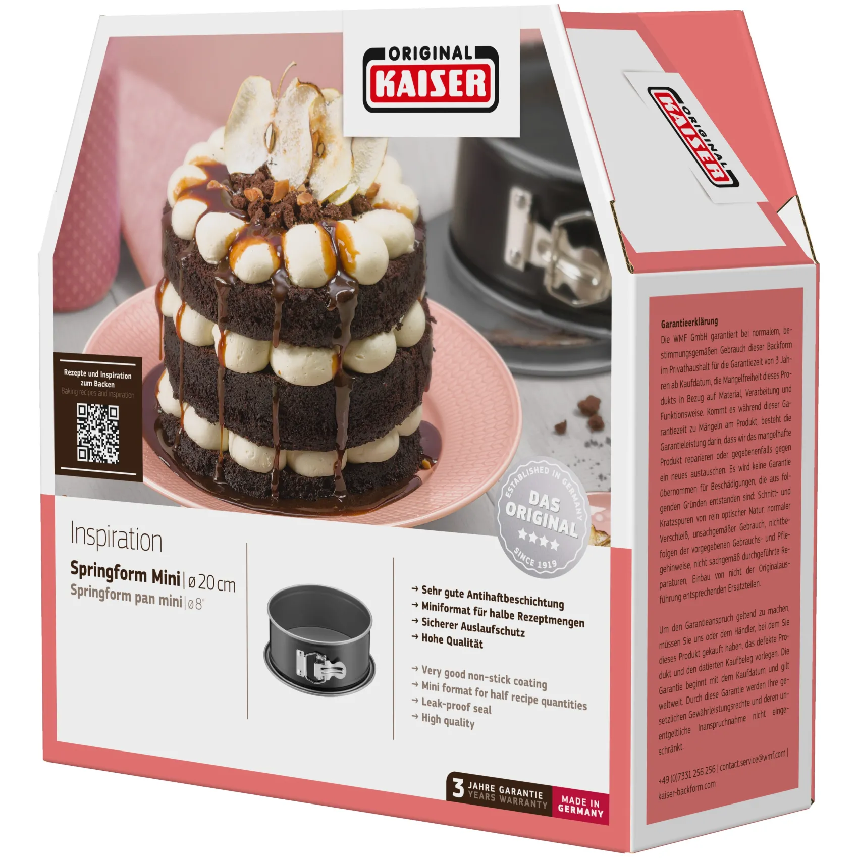 WMF Backformen|KAISER Inspiration Mini Springform, 20 cm