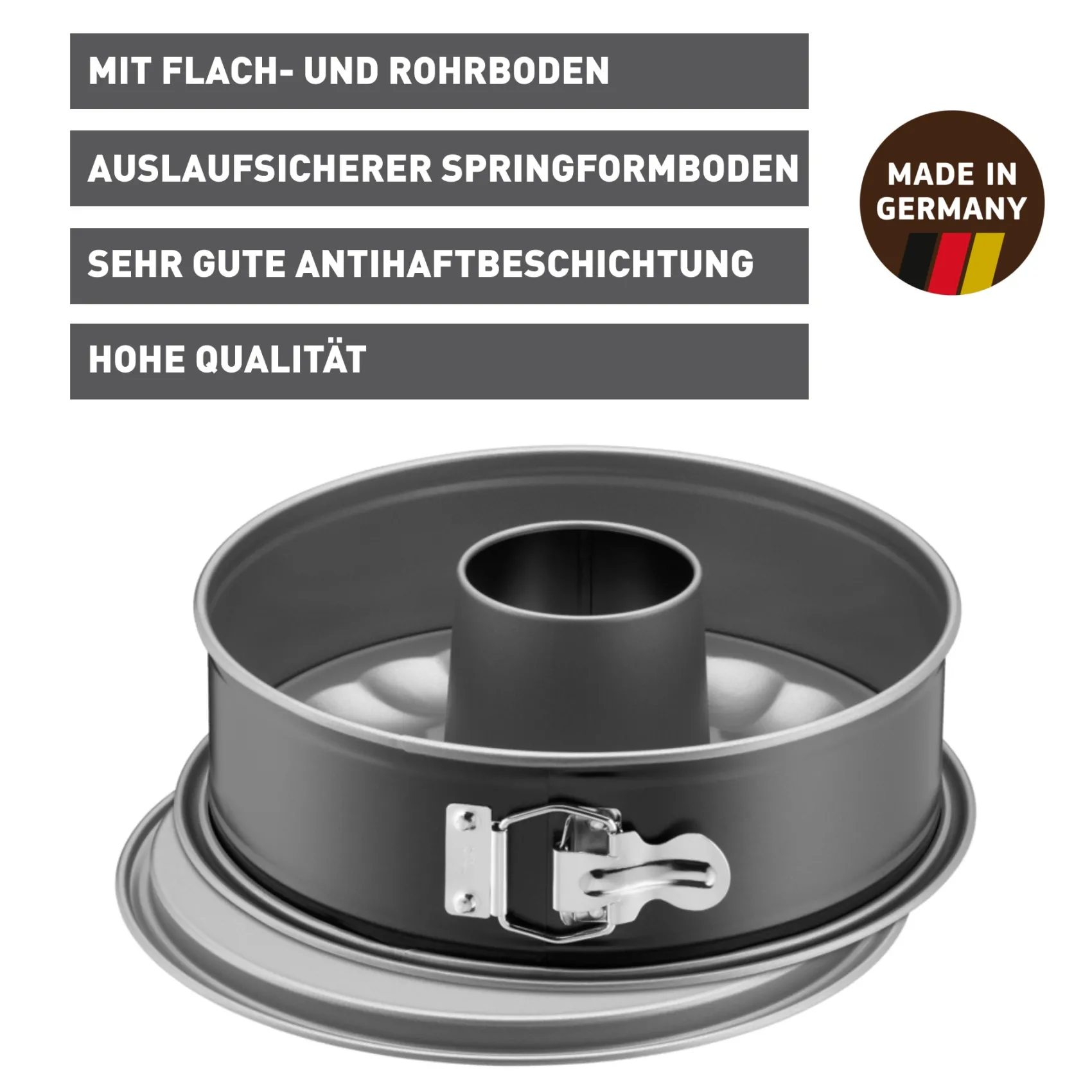 WMF Backformen|KAISER Inspiration Springform mit Rohrboden, 26 cm