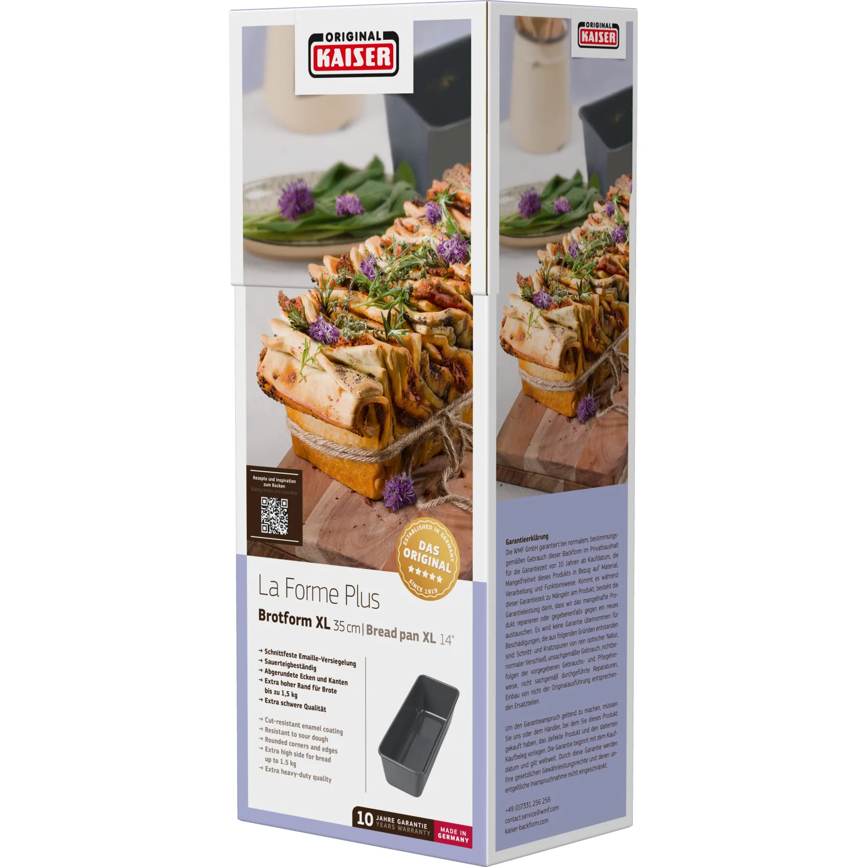 WMF Backformen|KAISER La Forme Plus Brotbackform, 35 cm