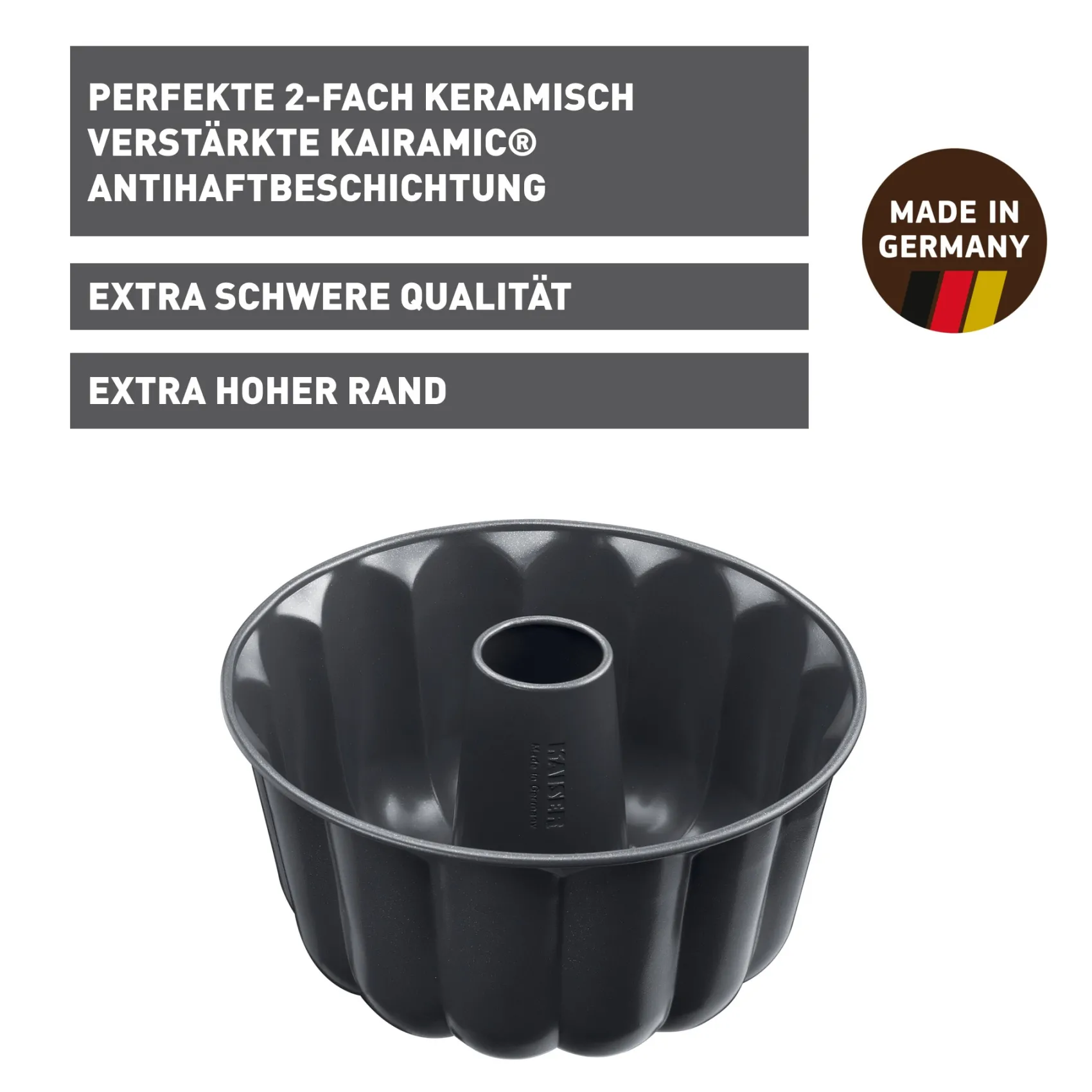 WMF Backformen|KAISER La Forme Plus Gugelhupfform, 24 cm