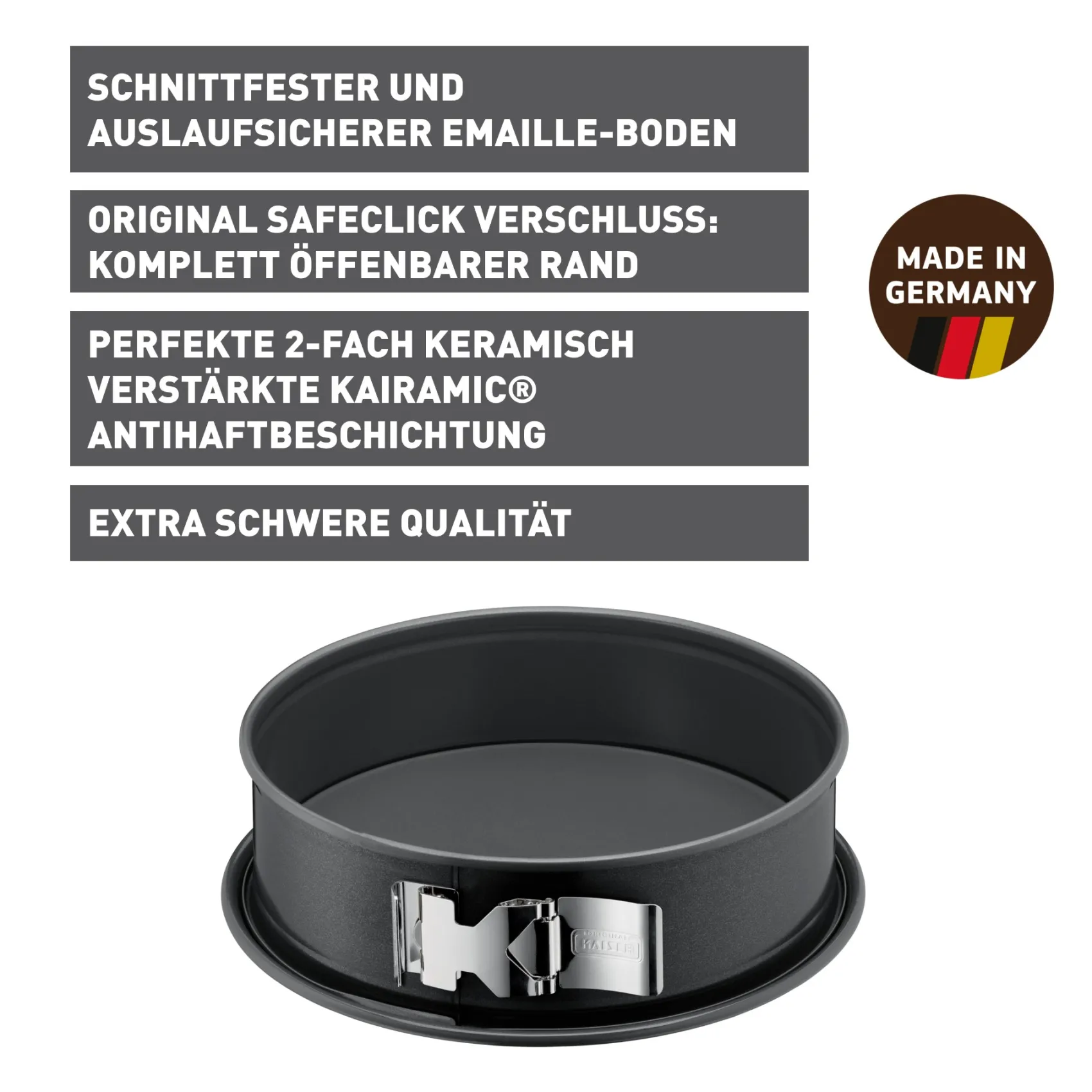 WMF Backformen|KAISER La Forme Plus Springform mit SafeClick, 30 cm