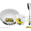 WMF Kindergeschirr|Geschirr-Sets|Kinder-Frühstücks-Set Minions®, 3-teilig