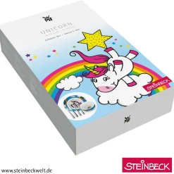 WMF Teller|Kindergeschirr|Kindergeschirr-Set Einhorn, 6-teilig