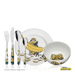 WMF Teller|Kindergeschirr|Kindergeschirr-Set Minions®, 6-teilig