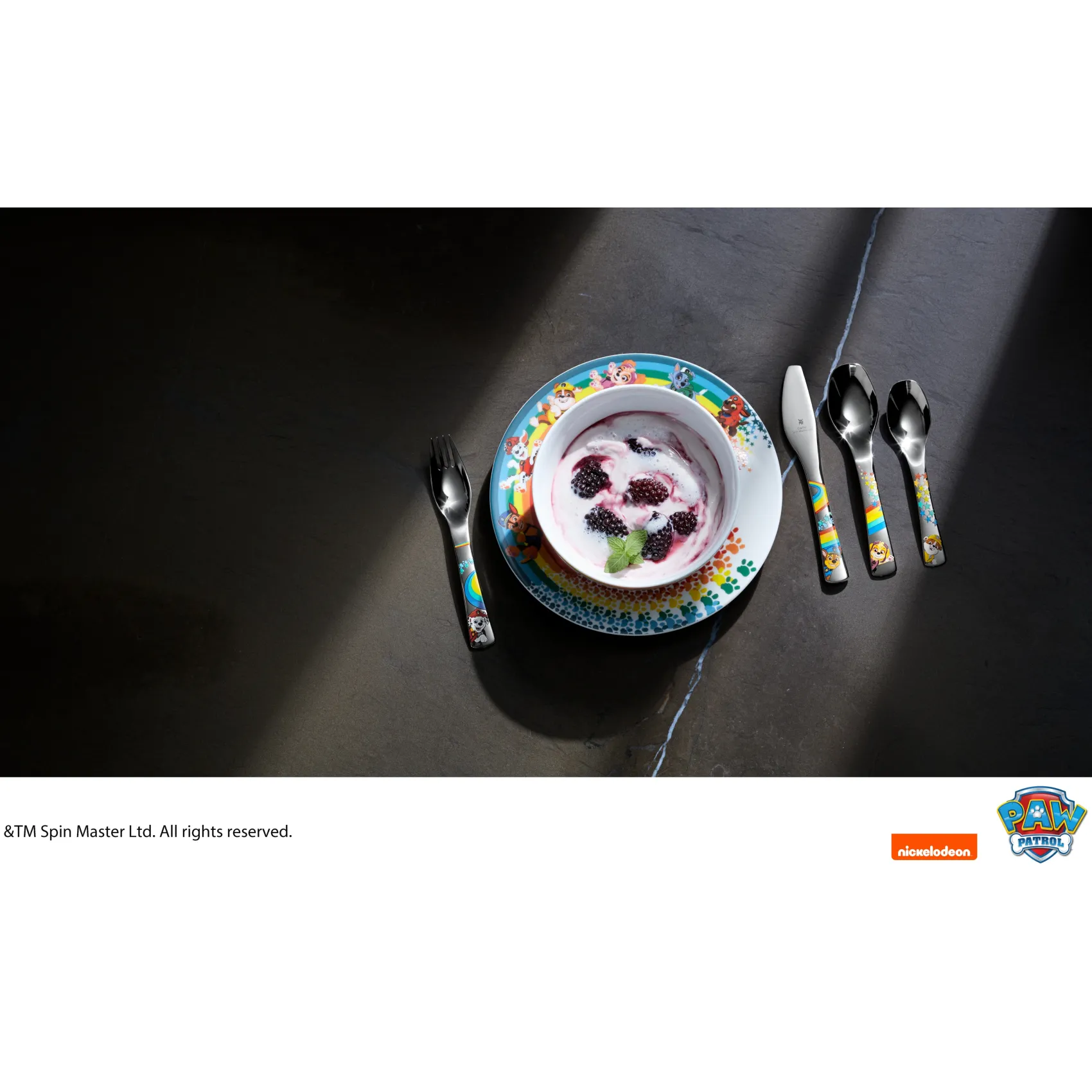 WMF Teller|Kindergeschirr|Kindergeschirr-Set PAW Patrol, 6-teilig