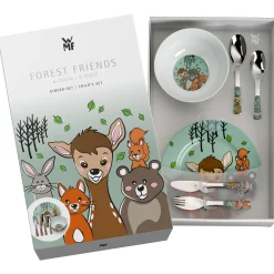 WMF Teller|Kindergeschirr|Kindergeschirr-Set Waldfreunde, 6-teilig