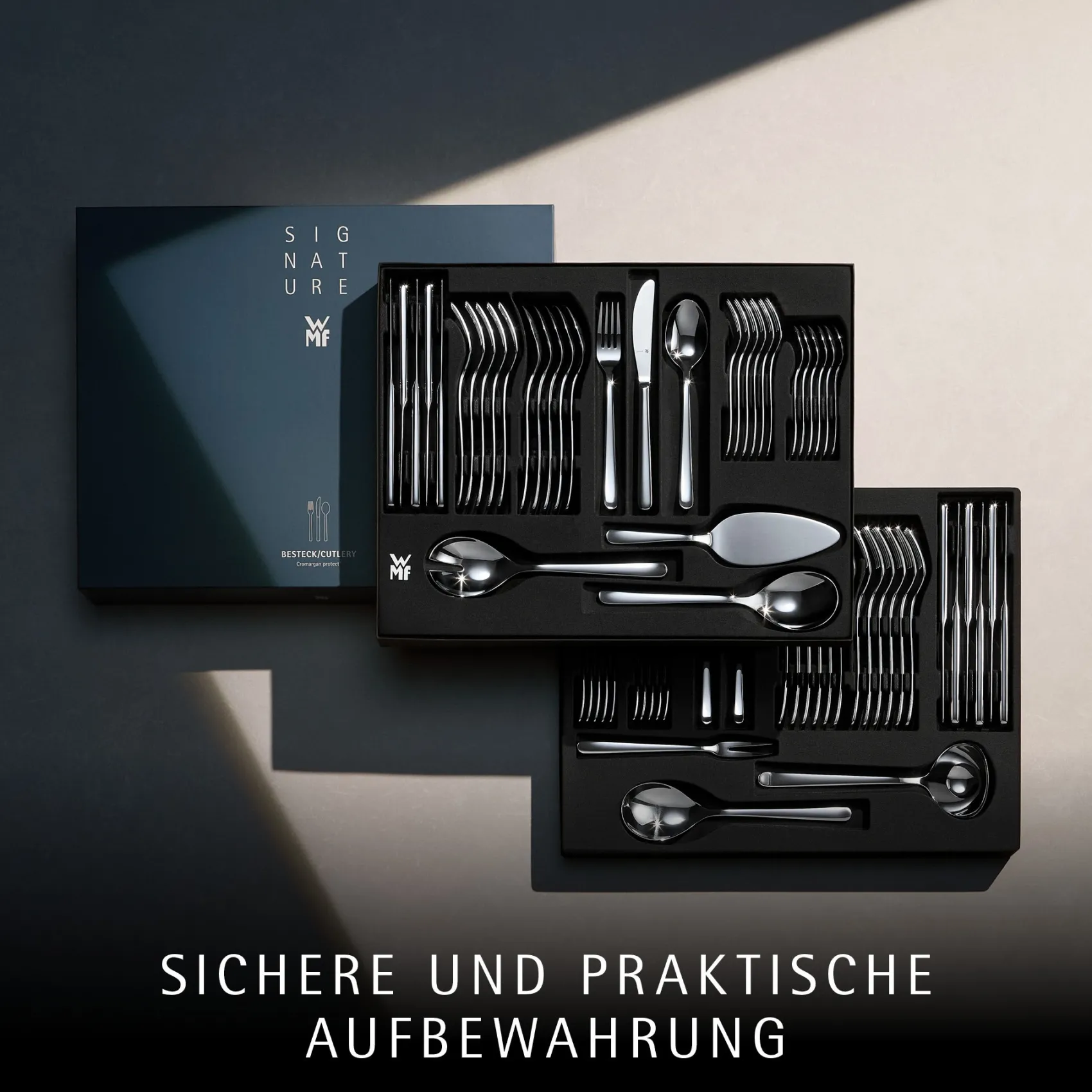 WMF Besteck-Sets|Kult Plus Besteck-Set, 66-teilig, Cromargan protect®