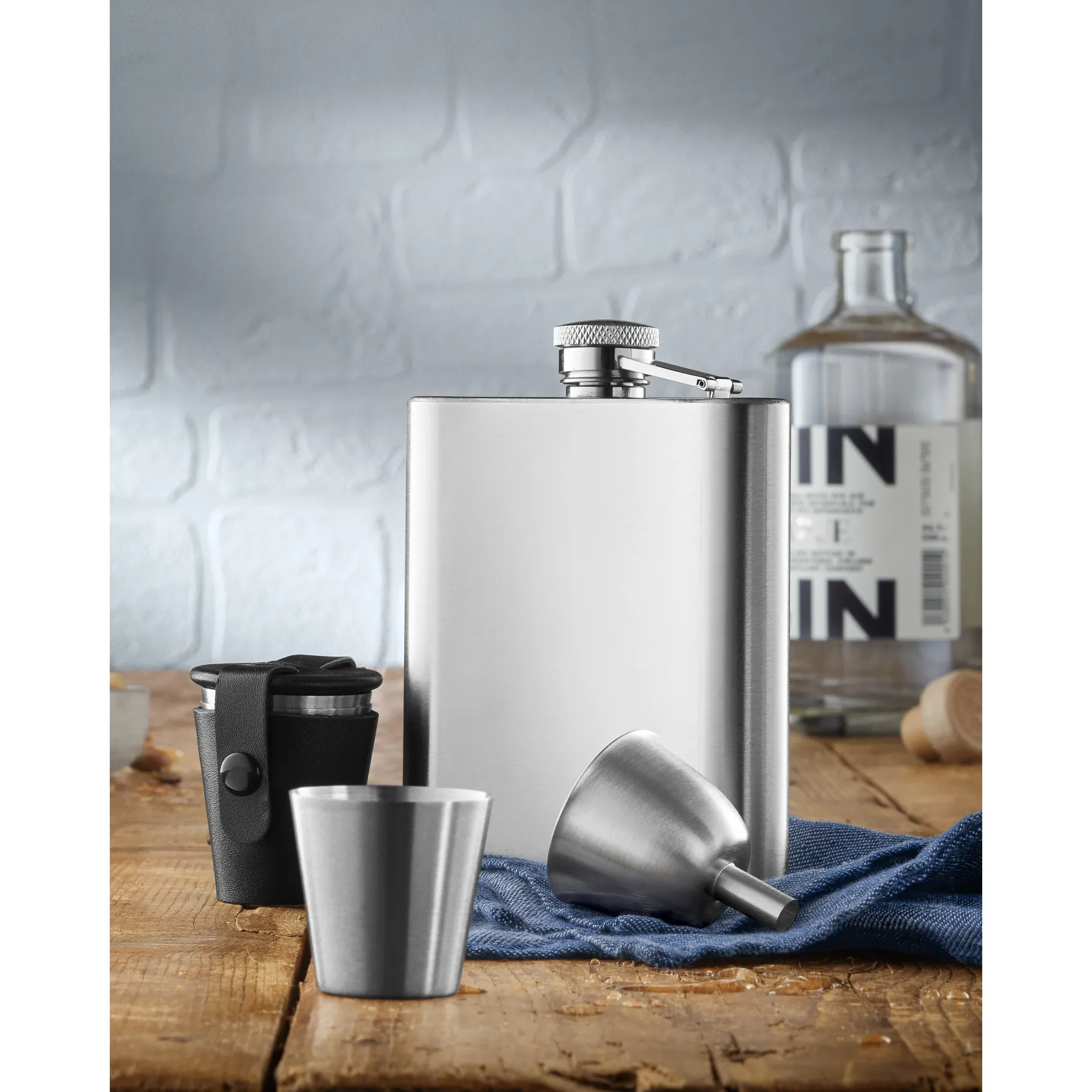 WMF Barzubehör|Manhattan Flachmann-Set, 6-teilig