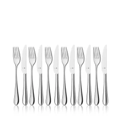 WMF Besteck-Sets|Merit Dessertbesteck-Set, 12-teilig, Cromargan protect®