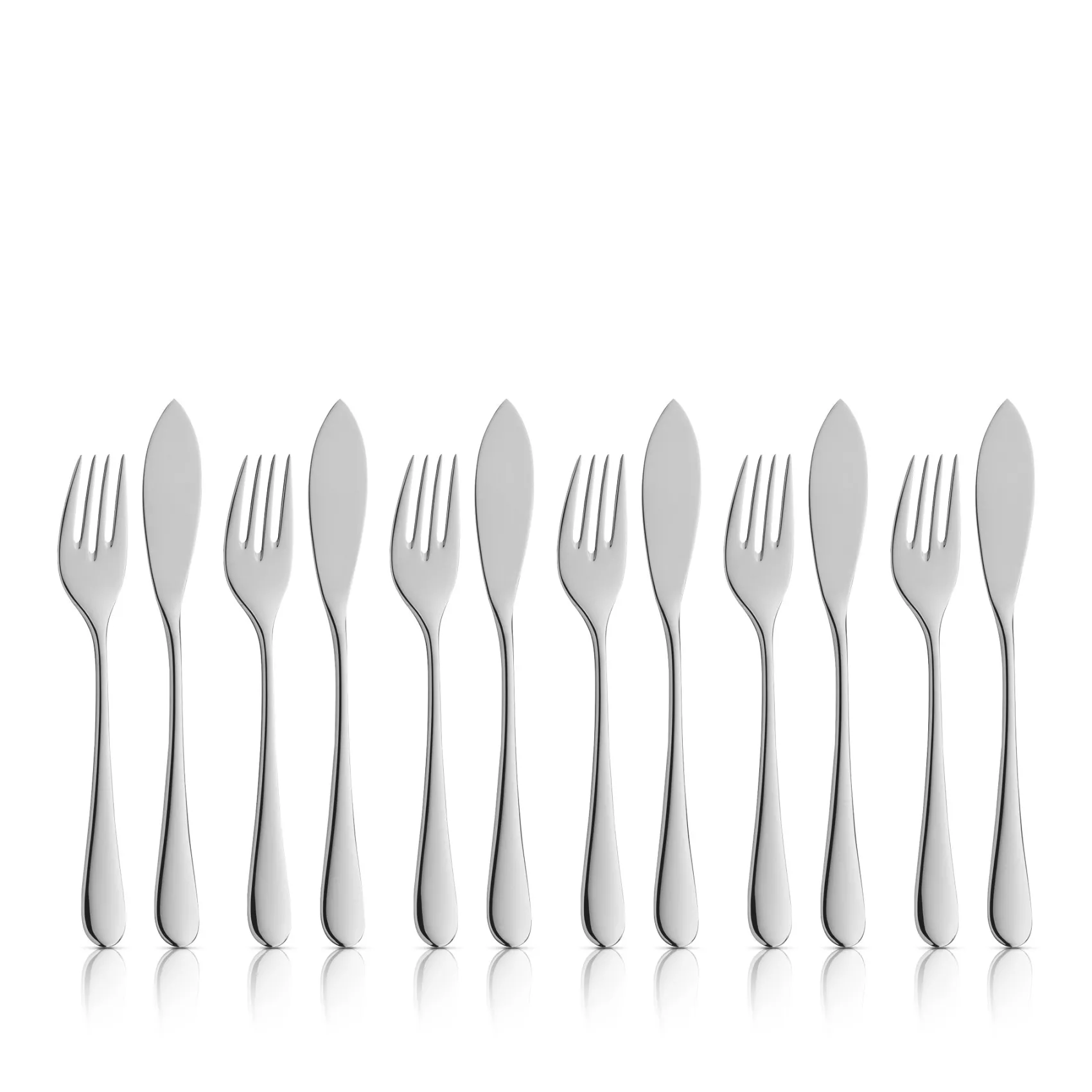 WMF Besteck-Sets|Merit Fischbesteck-Set, 12-teilig, Cromargan protect®