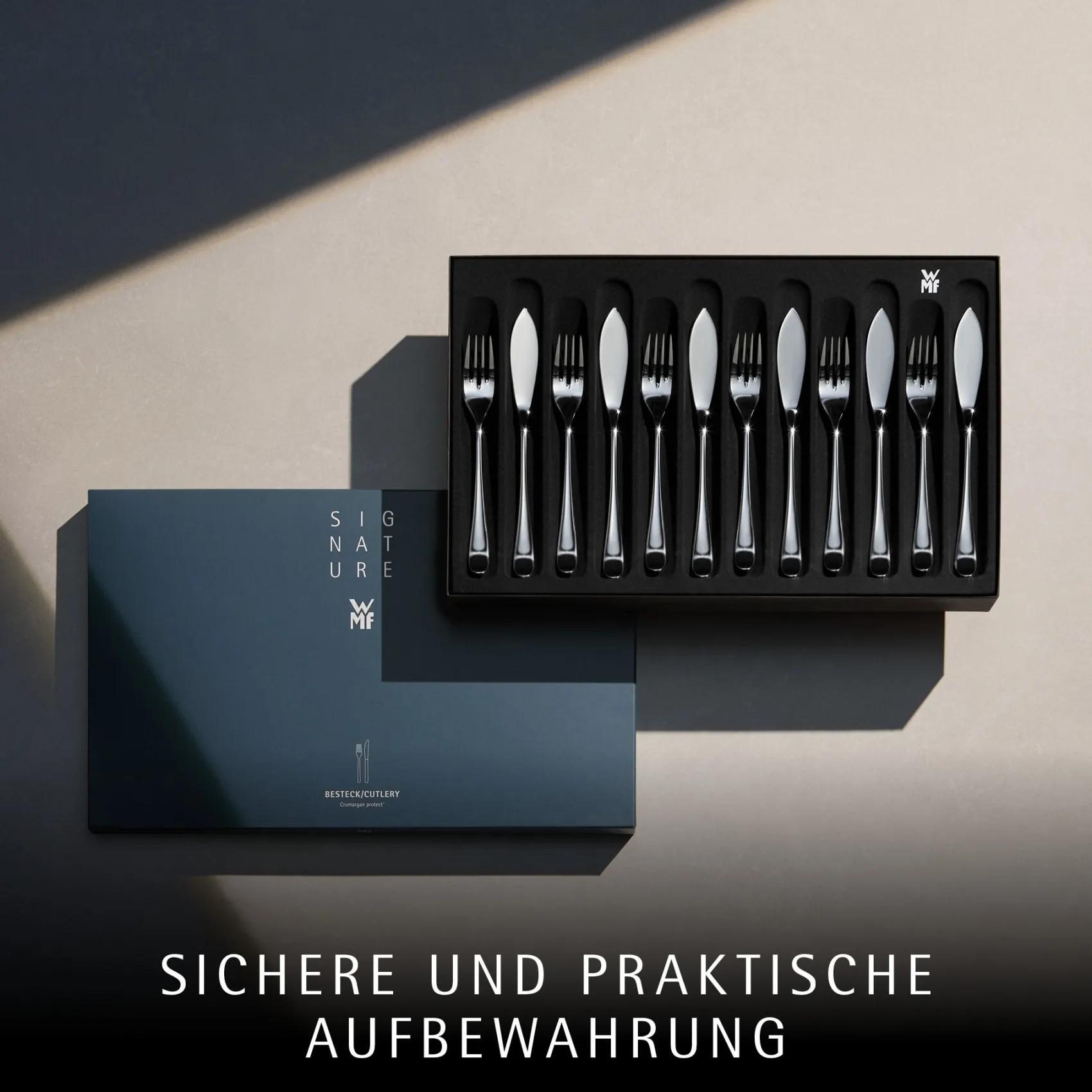WMF Besteck-Sets|Merit Fischbesteck-Set, 12-teilig, Cromargan protect®