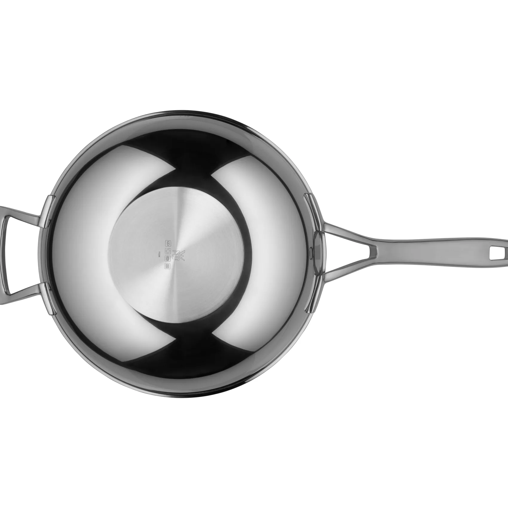 WMF Woks|Pfannen Mit Deckel|Multiply Wok mit Edelstahldeckel, 28 cm