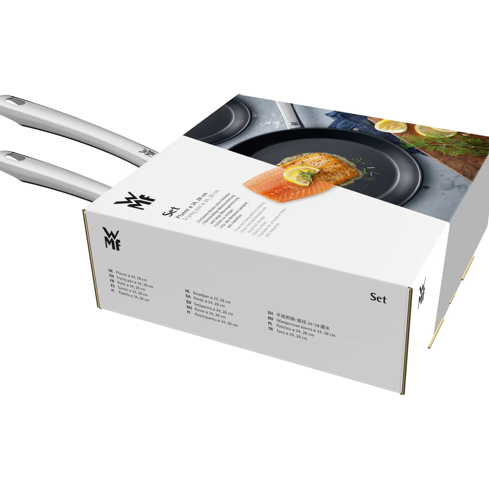 WMF Bratpfannen|Pfannen-Sets|Nordic Profi Bratpfannen-Set, 2-teilig, 24 und 28 cm