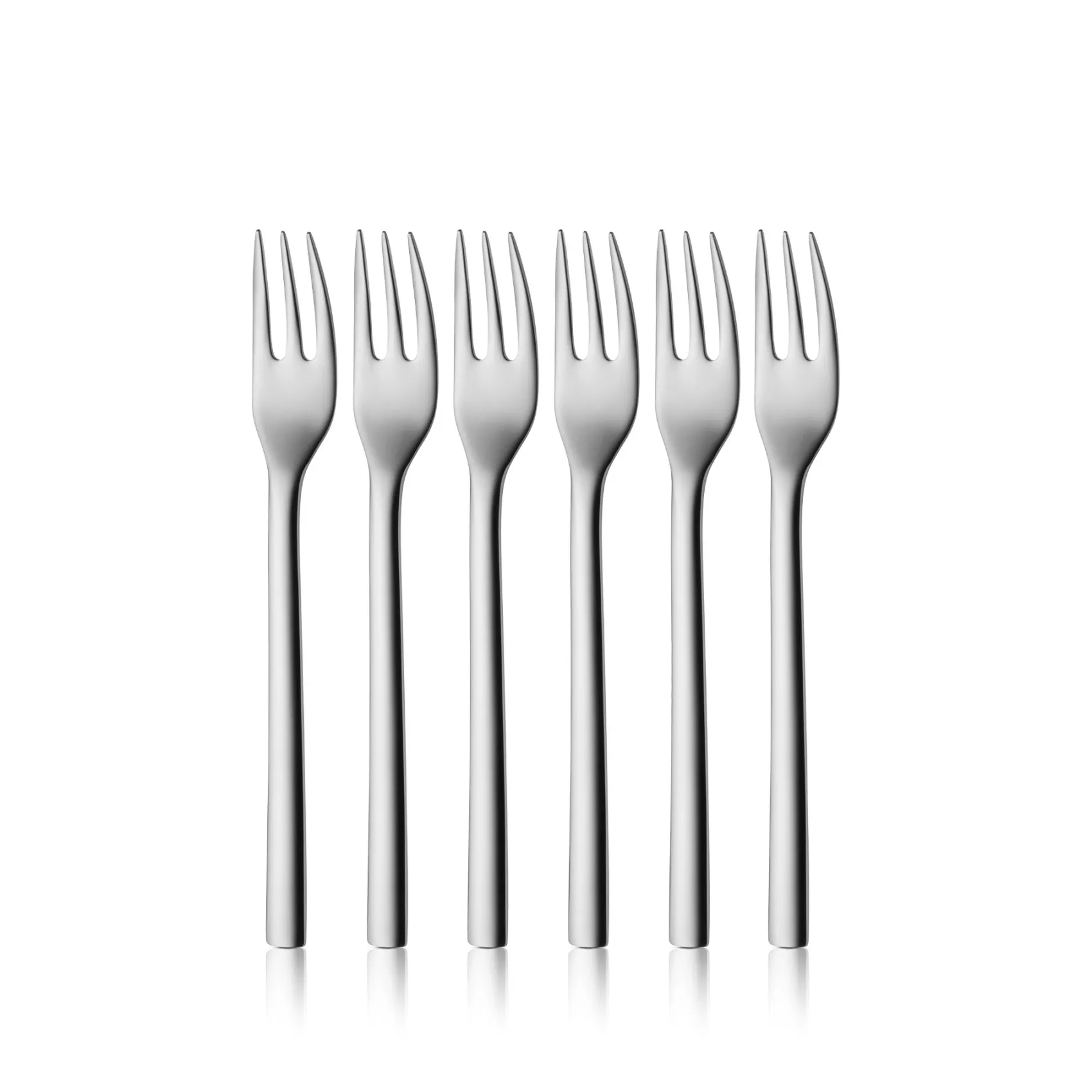WMF Besteck-Sets|Gabeln|Nuova Kuchengabel-Set, 6-teilig