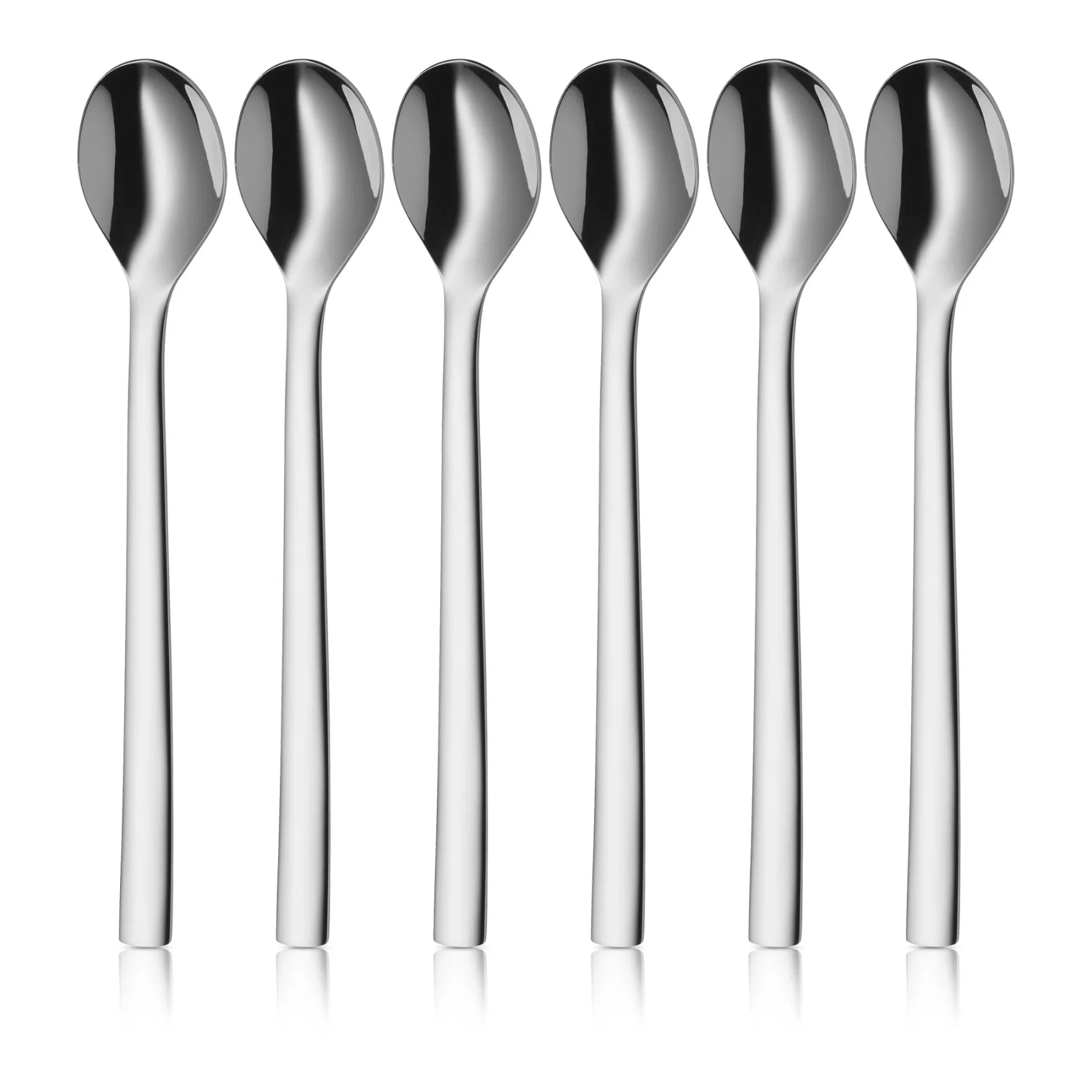 WMF Löffel|Nuova, Latte Macchiato Löffel-Set, 6-teilig