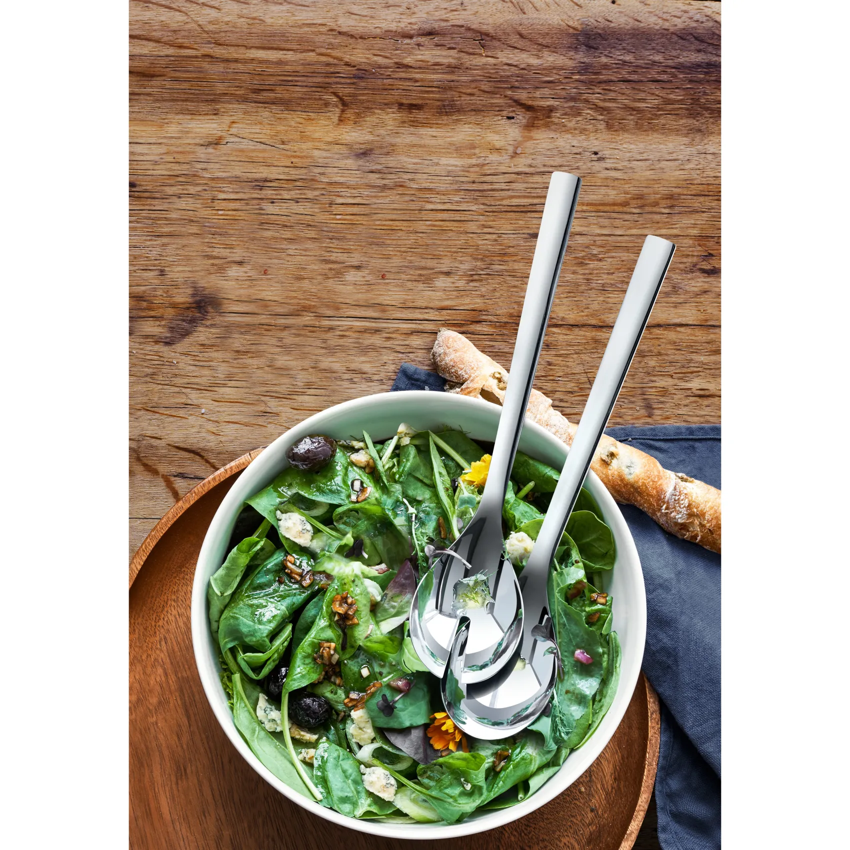WMF Schüsseln|Servierbestecke|Nuova Salat-Set, 3-teilig