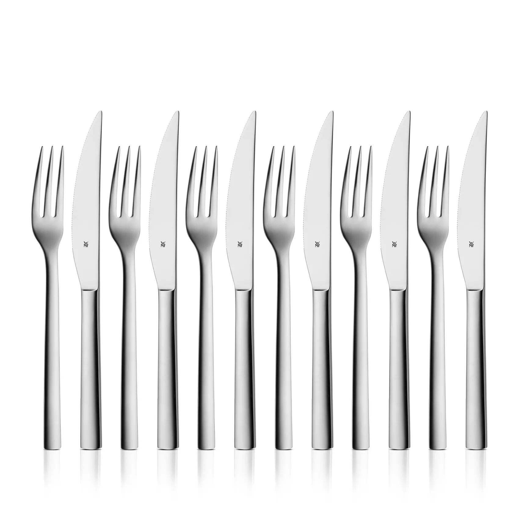 WMF Steakmesser|Besteck-Sets|Nuova Steakbesteck-Set, 12-teilig