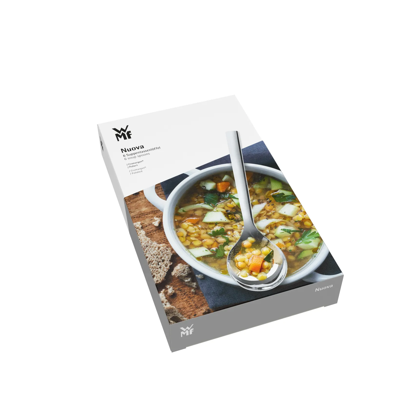 WMF Löffel|Besteck-Sets|Nuova Suppentassenlöffel-Set, 6-teilig