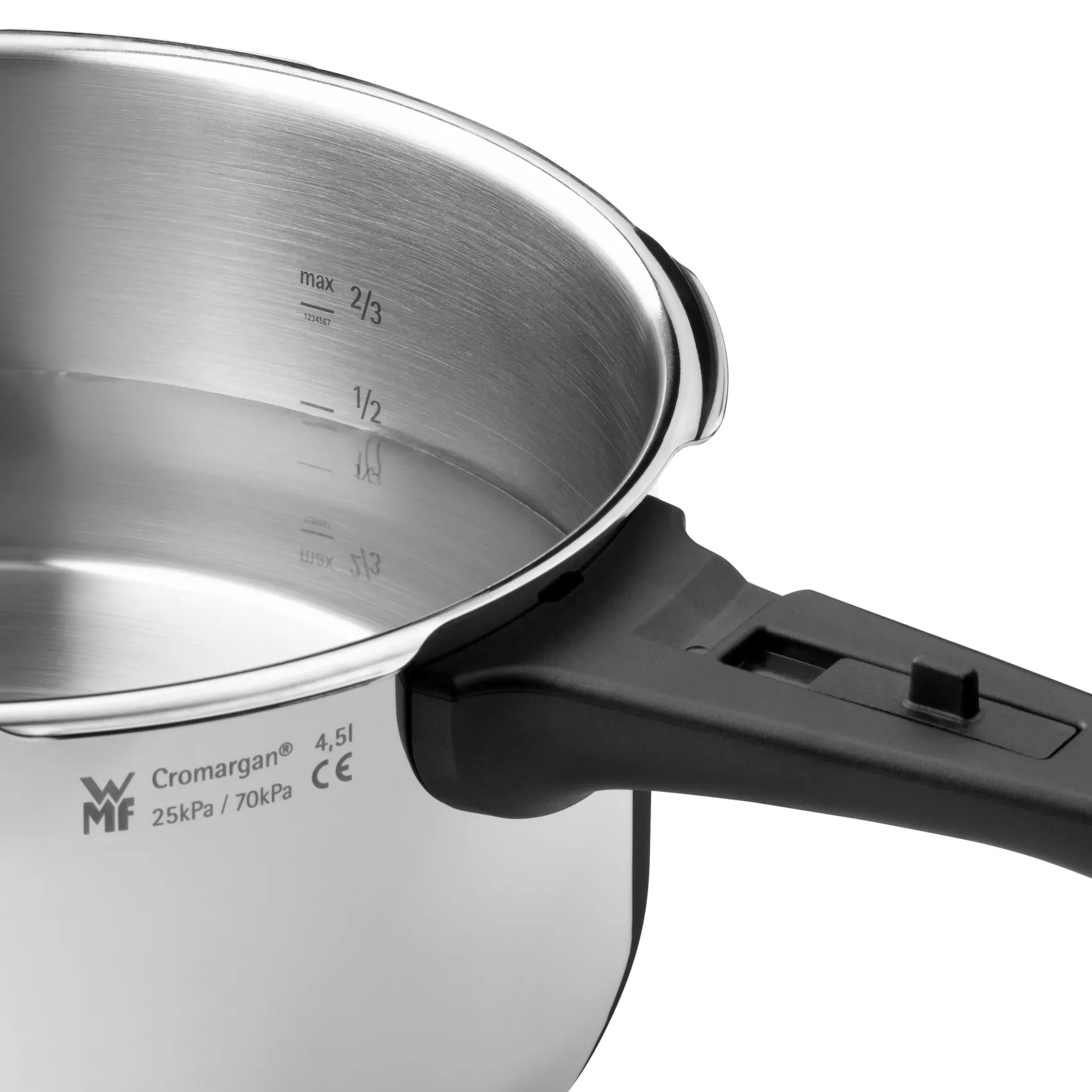 WMF Schnellkochtöpfe|Induktionstöpfe|Perfect One Pot Schnellkochtopf-Set, 22 cm, 3 & 4,5 L, stapelbar, mit Dämpfeinsatz