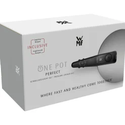 WMF Schnellkochtöpfe|Induktionstöpfe|Perfect One Pot Schnellkochtopf-Set, 22 cm, 3 & 4,5 L, stapelbar, mit Dämpfeinsatz