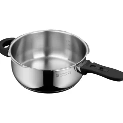 WMF Schnellkochtöpfe|Induktionstöpfe|Perfect Plus One Pot Schnellkochtopf-Set, 22 cm, 3 & 4,5 L, stapelbar, mit Dämpfeinsatz