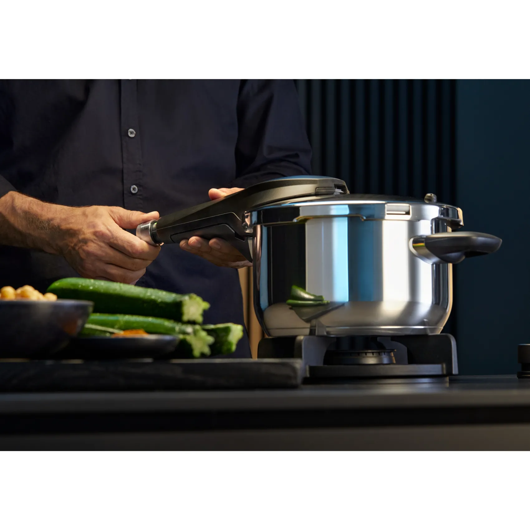 WMF Schnellkochtöpfe|Induktionstöpfe|Perfect Premium One Pot Schnellkochtopf, 22 cm, 8,5 Liter