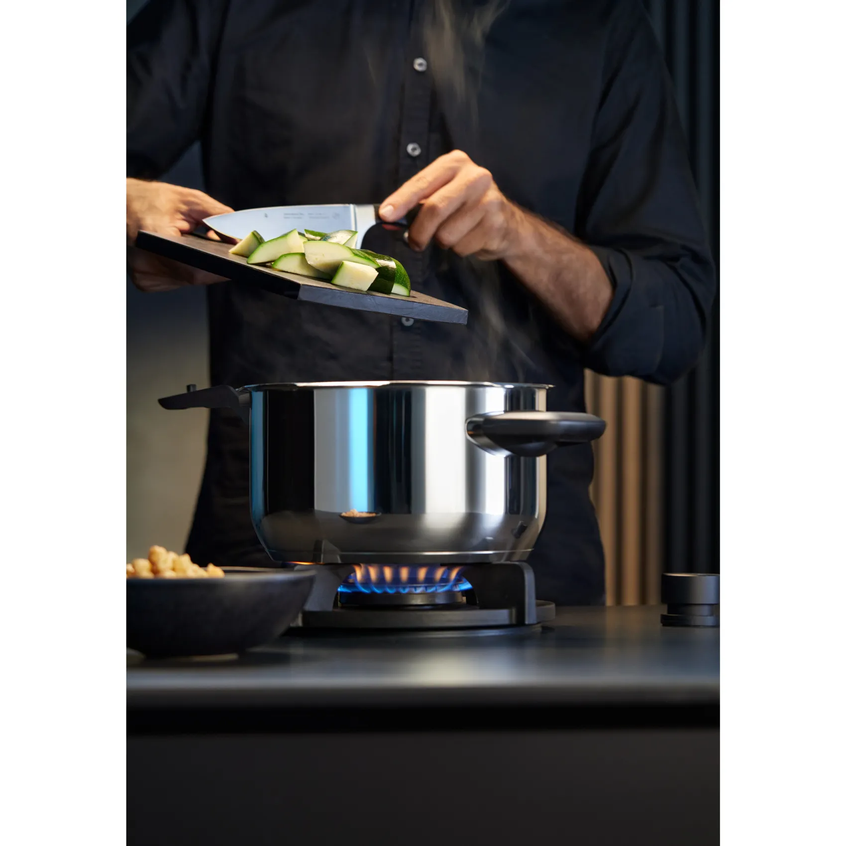 WMF Schnellkochtöpfe|Induktionstöpfe|Perfect Premium One Pot Schnellkochtopf, 22 cm, 8,5 Liter