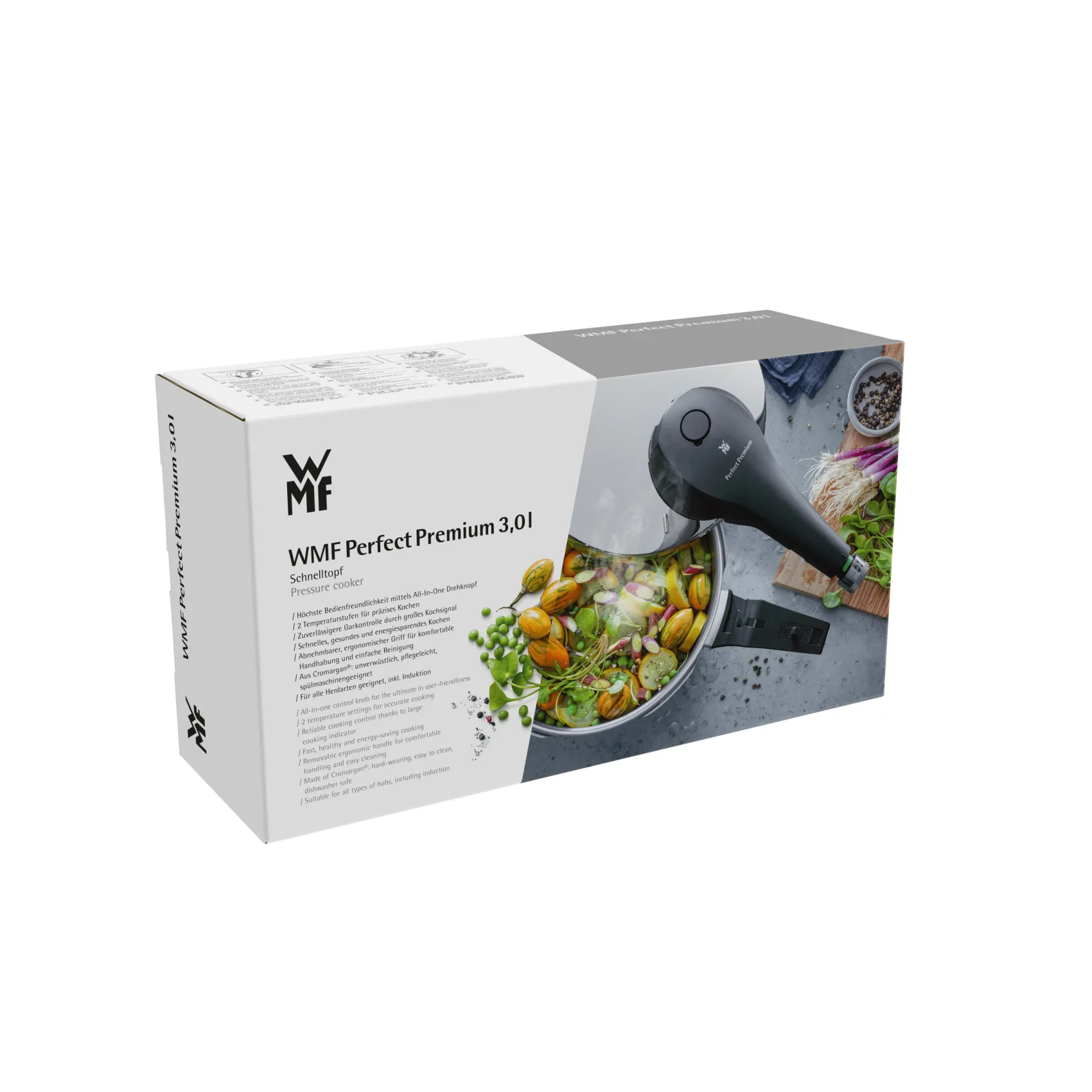 WMF Induktionstöpfe|Schnellkochtöpfe|Perfect Premium One Pot Schnellkochtopf, 22 cm, 3,0 Liter
