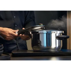 WMF Schnellkochtöpfe|Induktionstöpfe|Perfect Premium One Pot Schnellkochtopf-Set mit Dampfgareinsatz, 22 cm, 4,5 und 3,0 Liter
