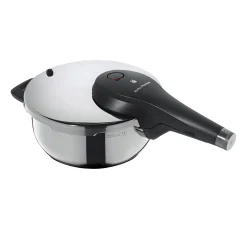 WMF Schnellkochtöpfe|Induktionstöpfe|Perfect Premium One Pot Schnellkochtopf-Set mit Dampfgareinsatz, 22 cm, 4,5 und 3,0 Liter