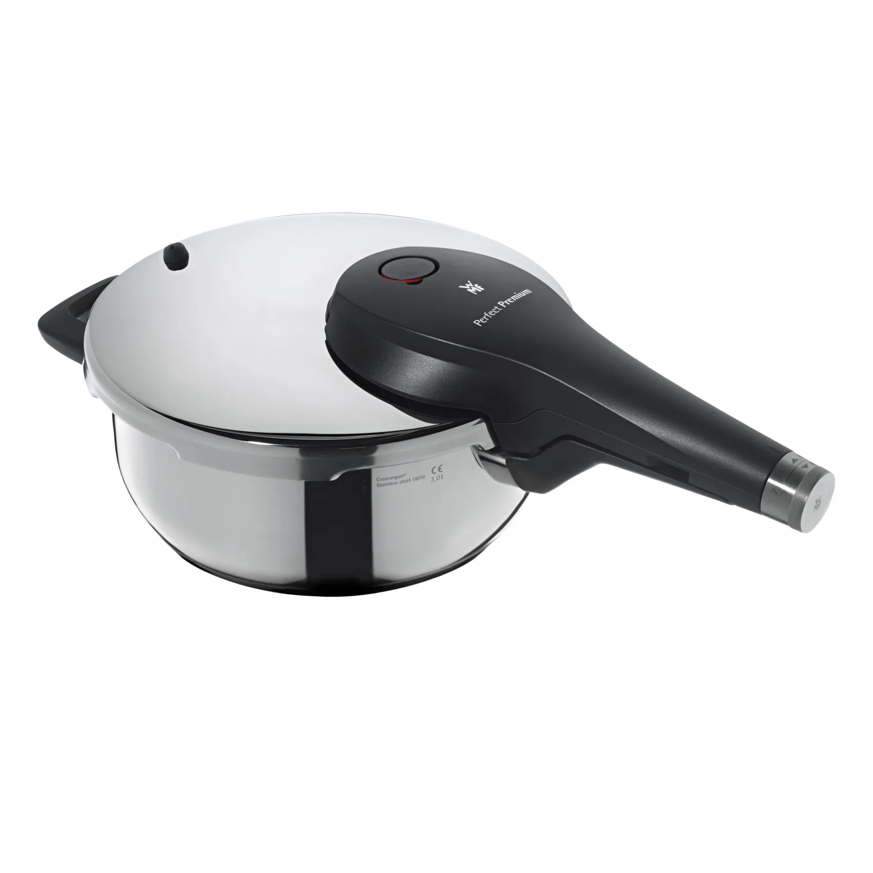 WMF Schnellkochtöpfe|Induktionstöpfe|Perfect Premium One Pot Schnellkochtopf-Set mit Dampfgareinsatz, 22 cm, 4,5 und 3,0 Liter