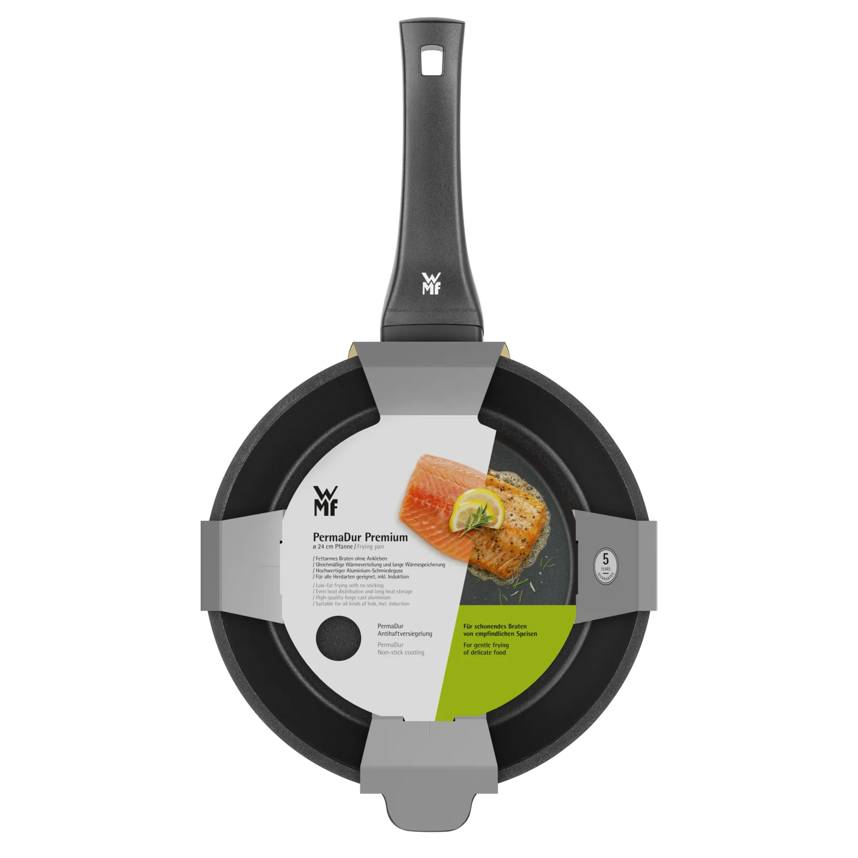 WMF Induktionspfannen|Bratpfannen|PermaDur Premium Stielpfanne hoch, 24 cm