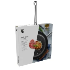 WMF Induktionspfannen|Bratpfannen|Profi Resist Stielpfanne mit beschichtetem Schüttrand, 28 cm