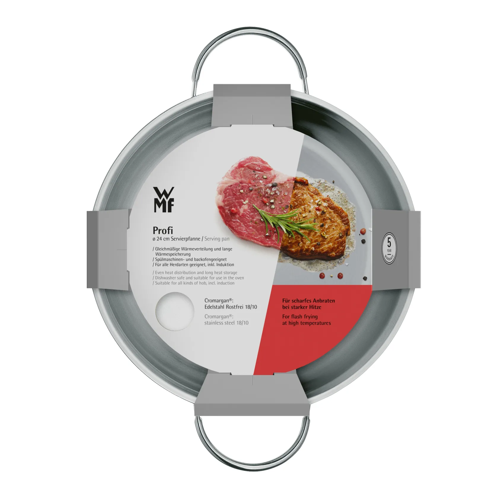 WMF Induktionspfannen|Servierpfannen|Profi Servierpfanne, 24 cm