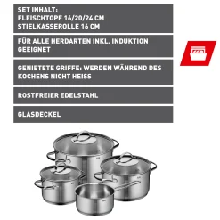 WMF Topfsets|Silit Achat Topf-Set, 4-teilig