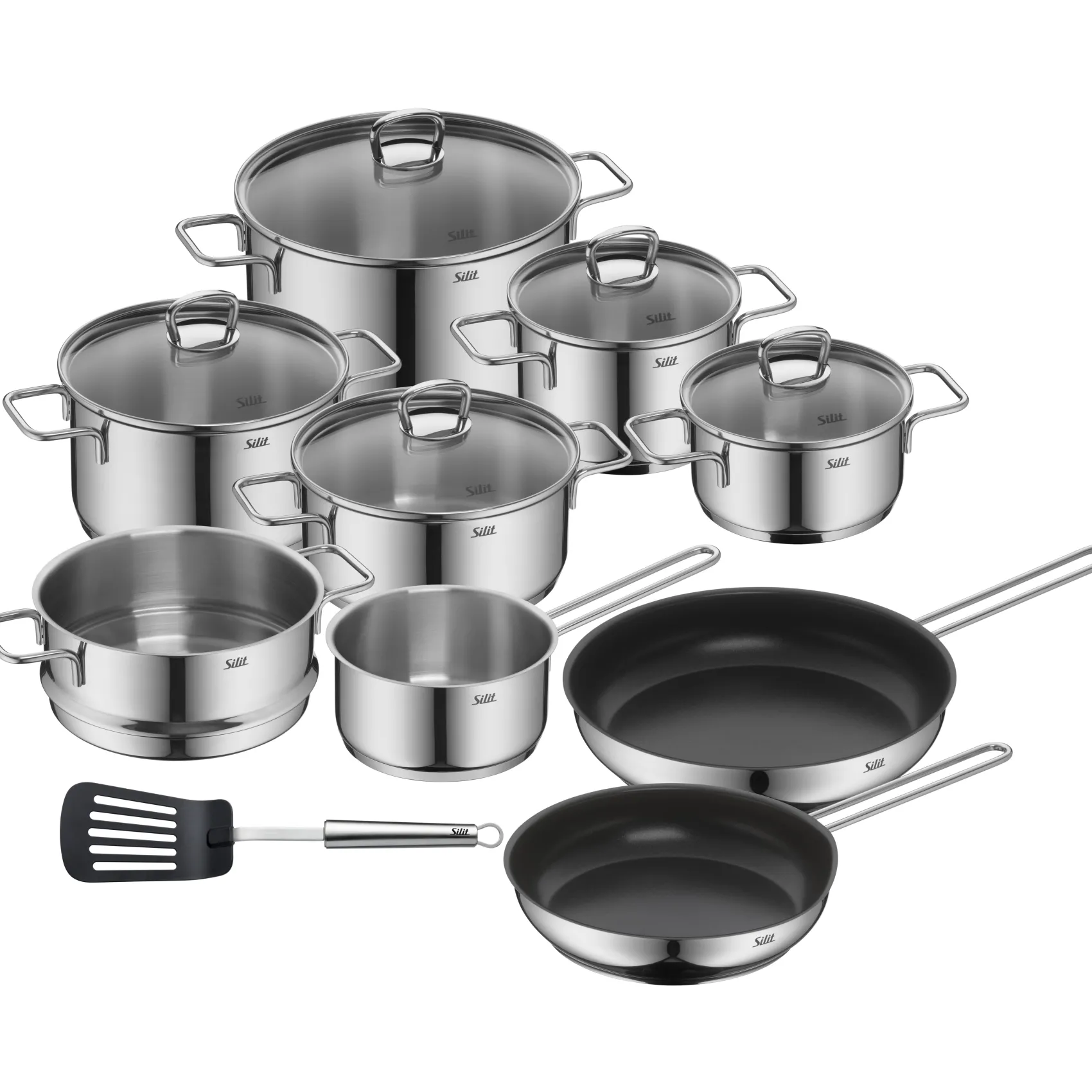 WMF Topfsets|Silit Alicante Kochgeschirr-Set, 10-teilig
