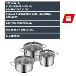 WMF Topfsets|Silit Alicante Topf Set 3 teilig